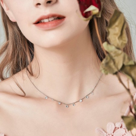 Dazzling Stones - Colier argint