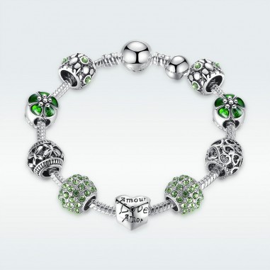 Love and Flowers (green) - Set...