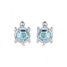 Blue Turtles - Cercei argint
