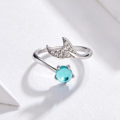 Mermaid Tears - Inel argint... 2