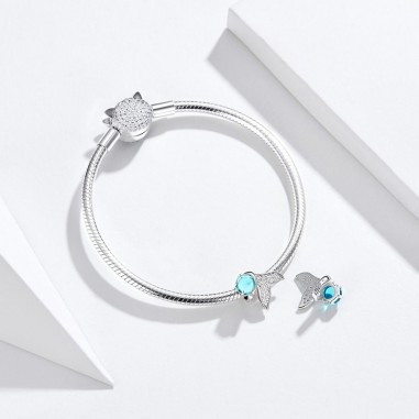 Mermaid Tail - Talisman argint