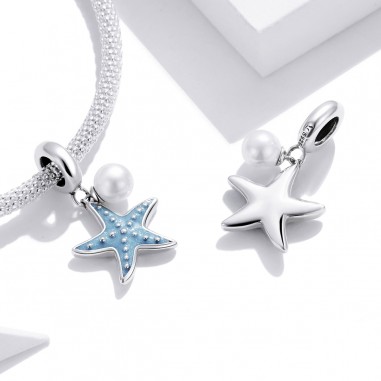 Starfish Pearl - Talisman argint