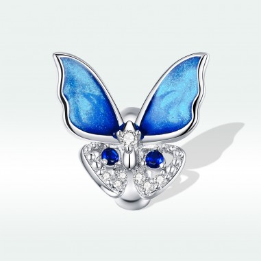 Blue Butterfly - Distantier argint