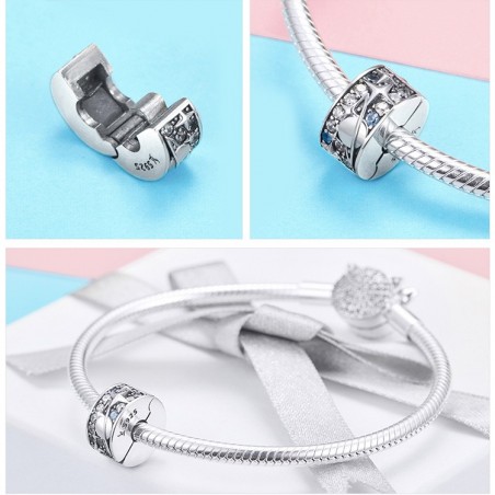 Star Moon Planet - Talisman Clips argint