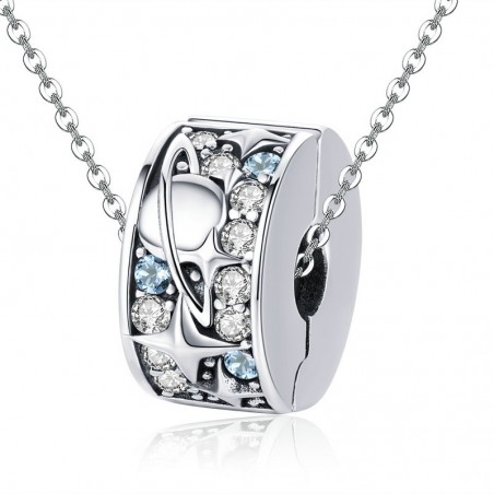 Star Moon Planet - Talisman Clips argint