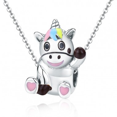 Cute Unicorn - Talisman argint