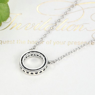 Silver Circle - Colier argint