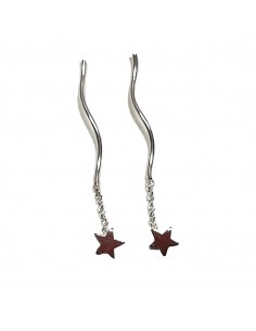 Elegant Stars - Cercei argint