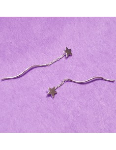 Elegant Stars - Cercei argint 2