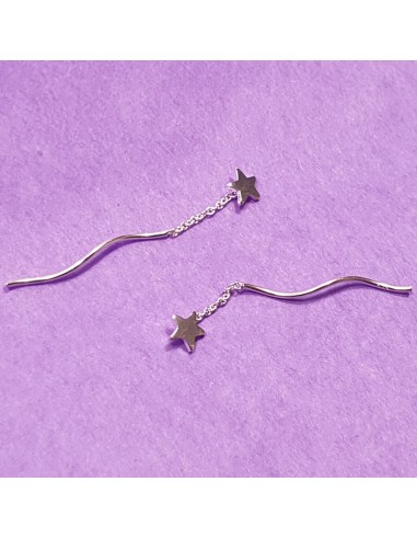 Elegant Stars - Cercei argint