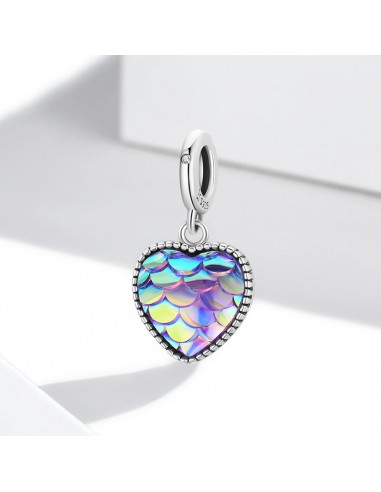 Rainbow Heart - Talisman argint