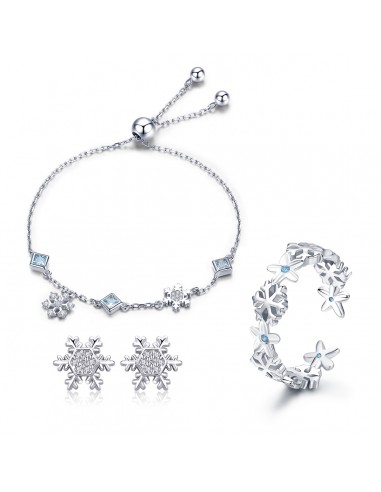 Dancing Snowflakes - Cercei argint