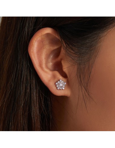 Sparkling Snowflakes - Cercei argint