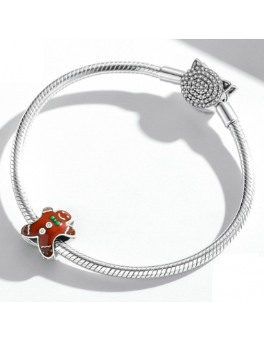 Gingerbread Man - Talisman argint