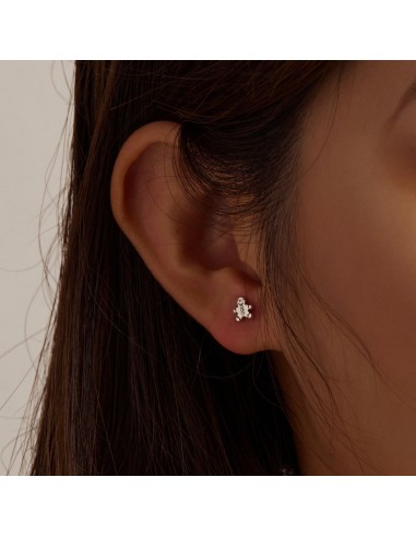 Gingerbread Man - Cercei argint