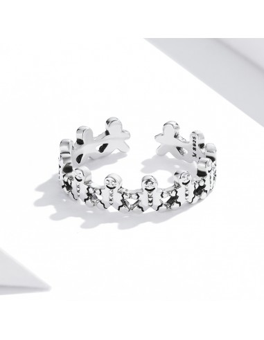 Gingerbread Man - Inel argint reglabil