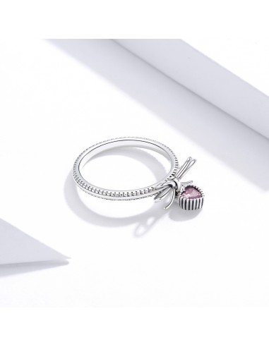 Gift with Bow - Inel argint