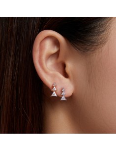 Christmas Tree - Cercei argint 2