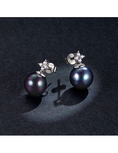 Rainbow Pearls - Cercei argint