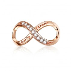 Family Infinity - Talisman argint Rose Gold