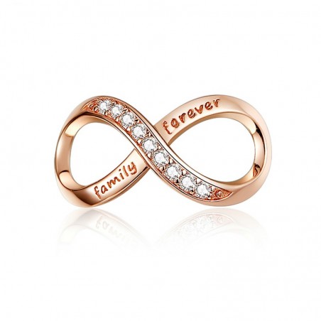 Family Infinity - Talisman argint Rose Gold
