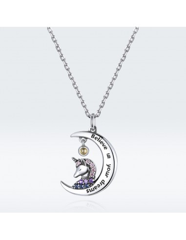 Moonlight Unicorn - Colier argint