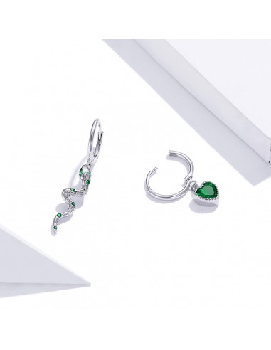 Spirit Snake - Cercei argint