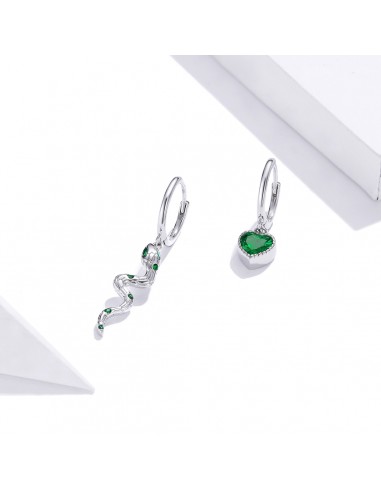 Spirit Snake - Cercei argint