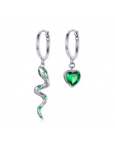 Spirit Snake - Cercei argint