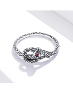 Vintage Snake - Inel argint 2