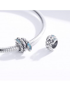 Retro Snake - Talisman argint 2