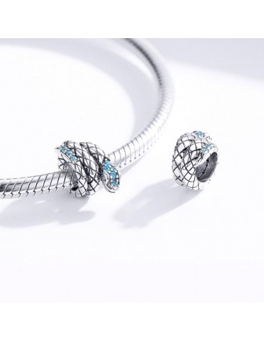 Retro Snake - Talisman argint