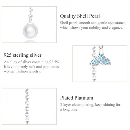 Dolphin Tail - Cercei argint