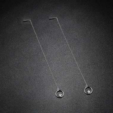 Bright Circle - Cercei argint