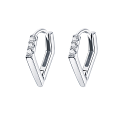 V Shape - Cercei argint