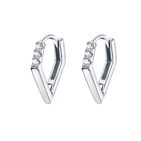 V Shape - Cercei argint