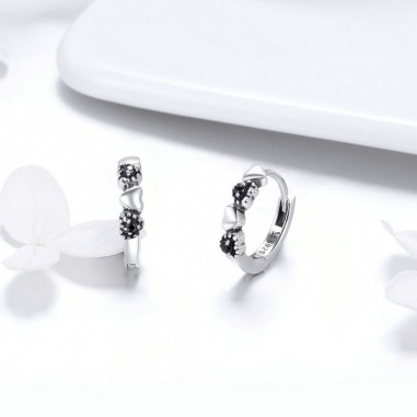 Heart to Heart - Cercei argint