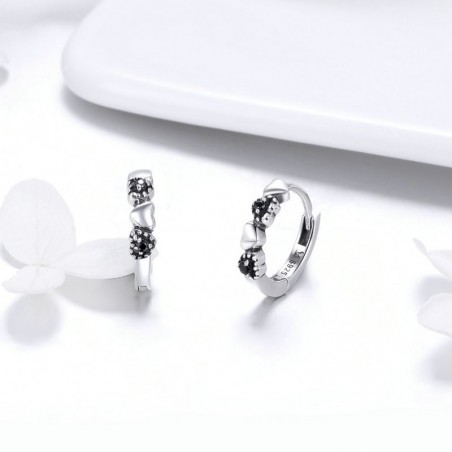 Heart to Heart - Cercei argint