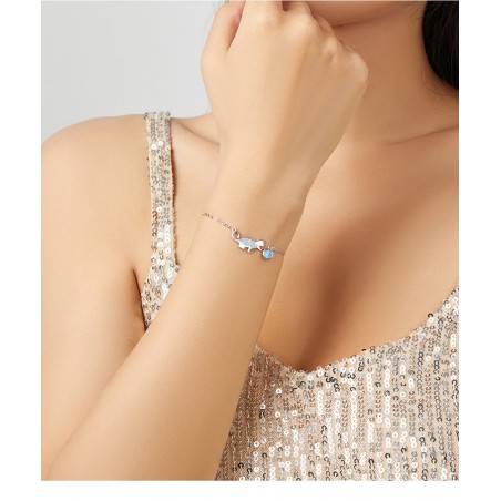 Opal Kitty - Bratara argint