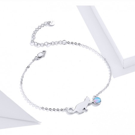 Opal Kitty - Bratara argint