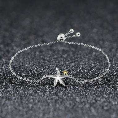 Silver Starfish - Bratara argint