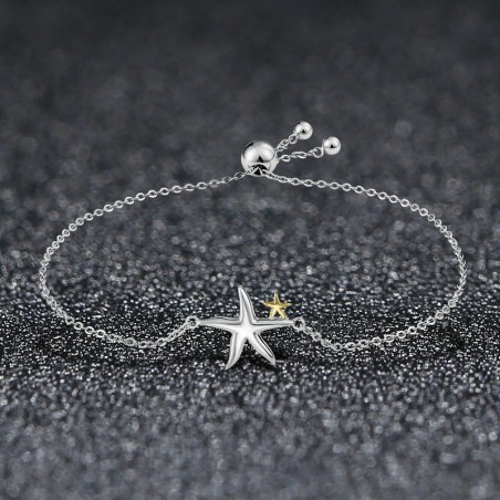 Silver Starfish - Bratara argint