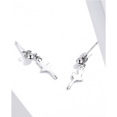Ballerina - Cercei argint