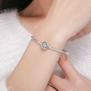 Bright heart - Bratara talismane argint