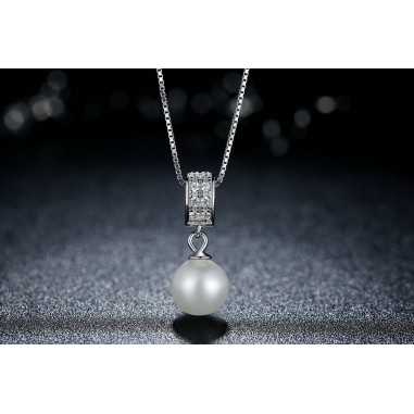 Elegant Pearl - Colier argint