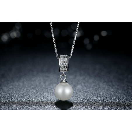 Elegant Pearl - Colier argint