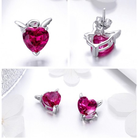 Angel and Devil - Cercei argint