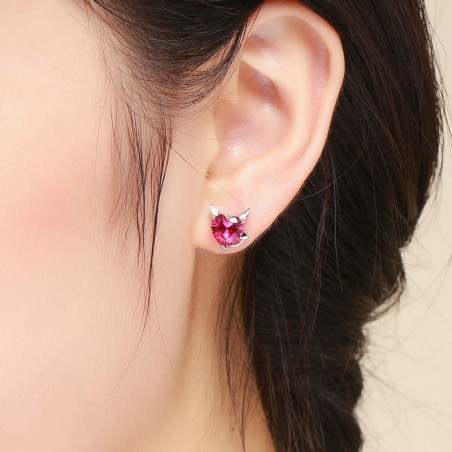 Angel and Devil - Cercei argint