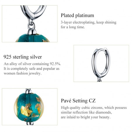 Exotic Beauty - Cercei argint