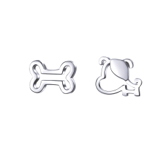 Dog and Bone - Cercei argint